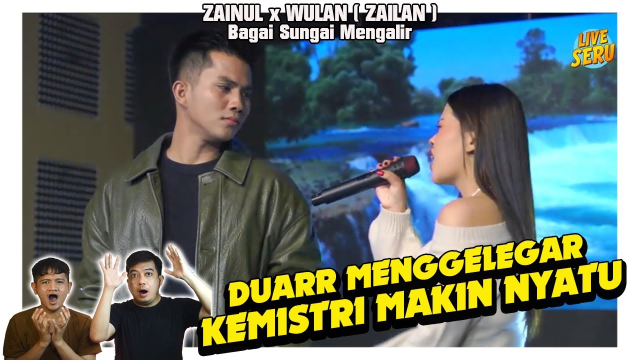 Memukau pendengarnya, Zainul x Wulan Bagai Sungai Mengalir
