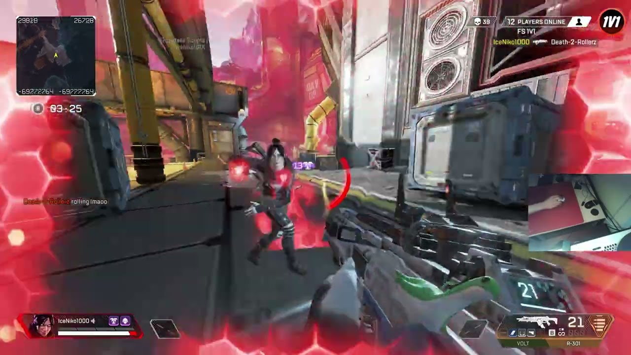 What a Voltaic Nova tracking player looks like in Apex Legends