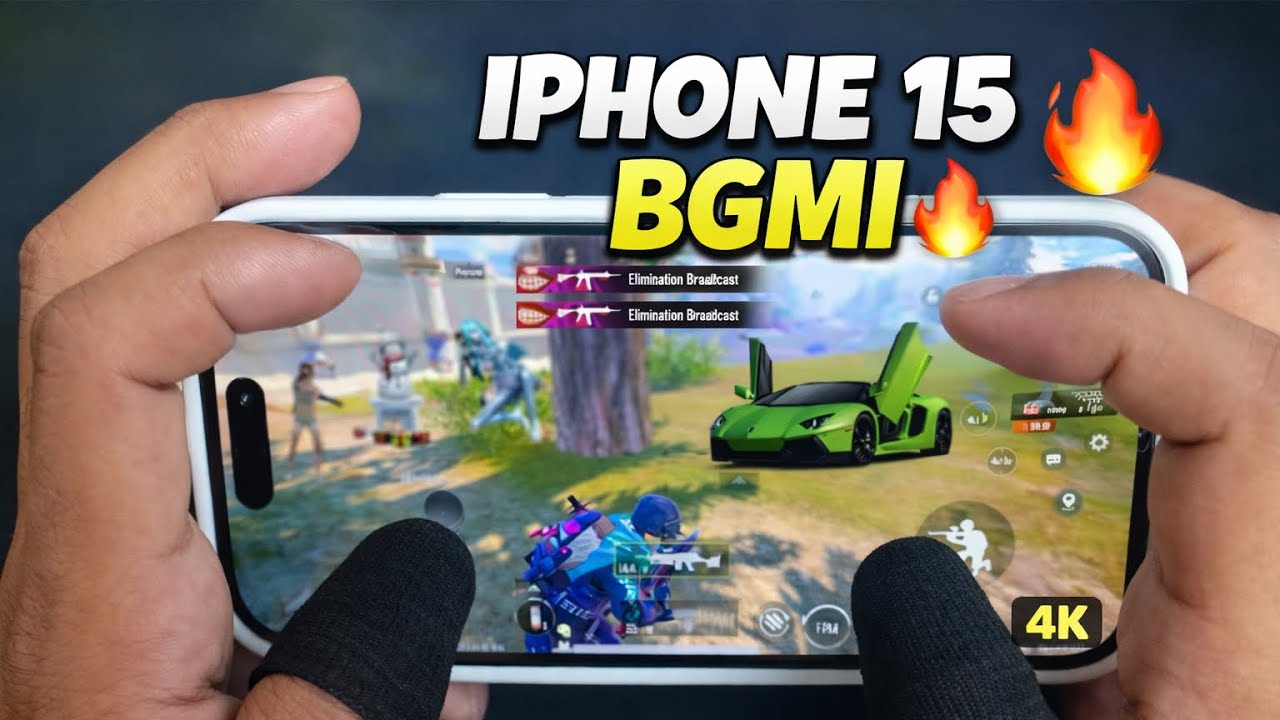 IPHONE 15 😱 4.2 Bgmi 1 vs 4 all intents faith 4k 60 FPS high graphics gaming gameplay 