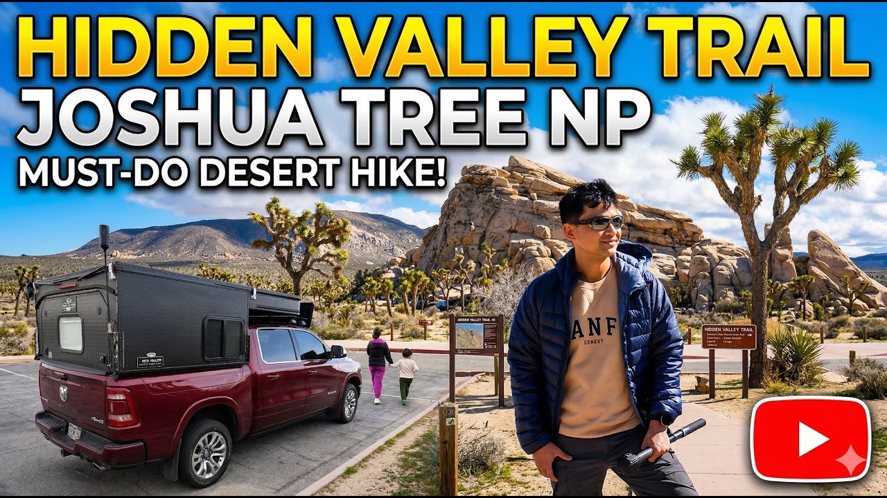 The BEST Easy Hike in Joshua Tree! 🌵 Exploring Hidden Valley Nature Trail