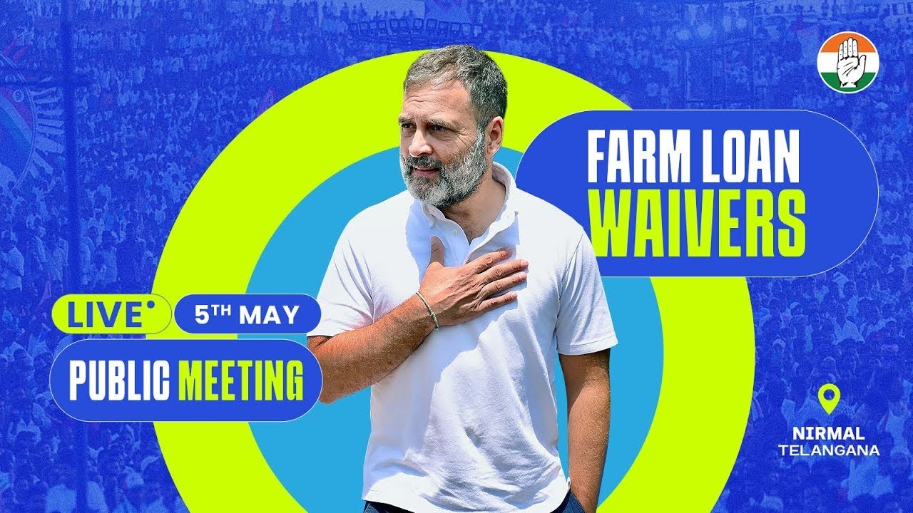 LIVE: Rahul Gandhi Lok Sabha 2024 Campaign | Public Meeting | Nirmal, Telangana