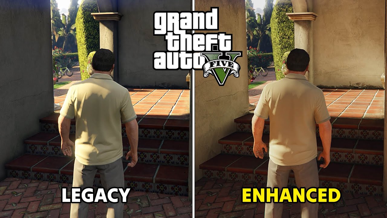 GTA V Enhanced vs Legacy – Сравнение деталей