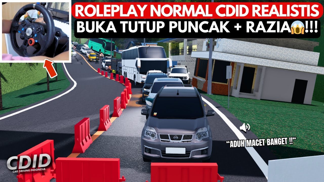 PUNCAK MACET TOTAL AKIBAT RAZIA DADAKAN & BUKA TUTUP ARUS BALIK 😱!! CDID ROLEPLAY- #cdidroleplay