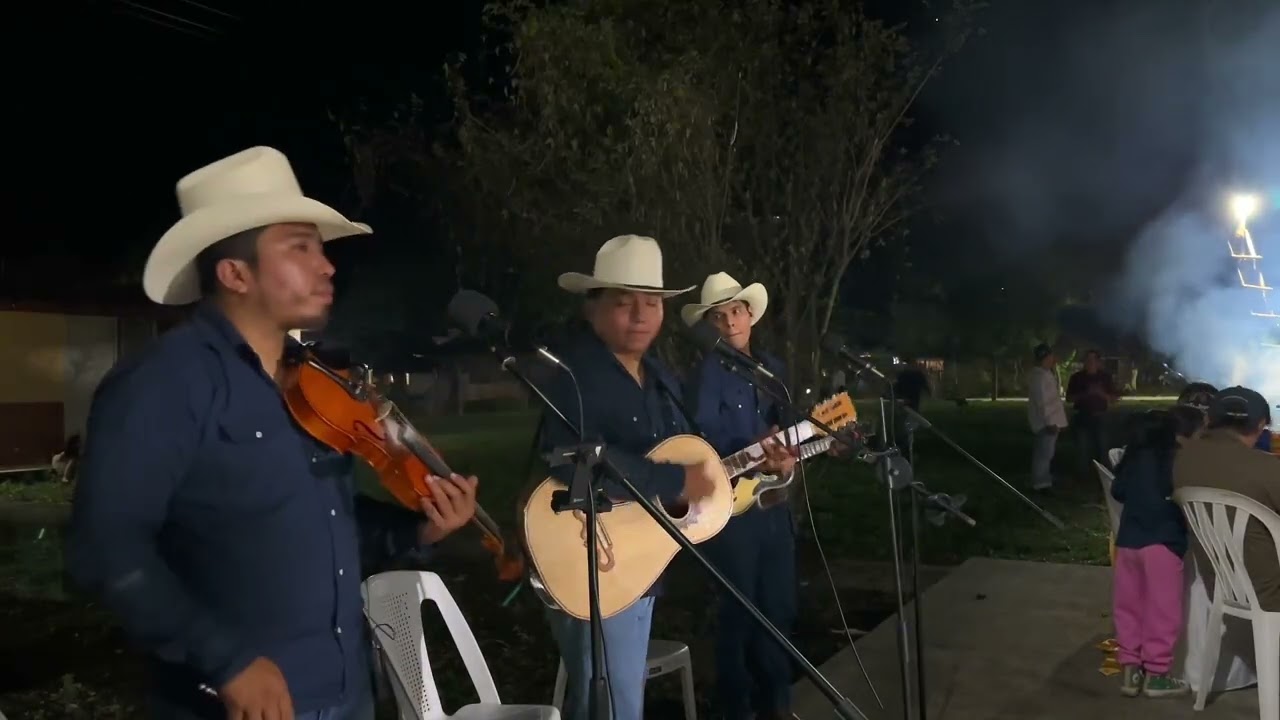 Sones carnavaleros en vivo desde Candelacta, Huejutla Hidalgo - Trio Los Miguel