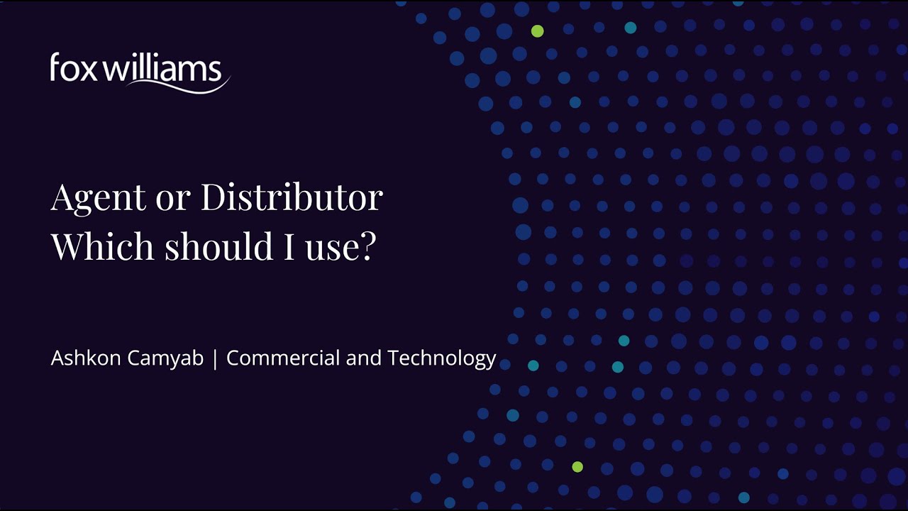 Agent or Distributor | Which should I use?