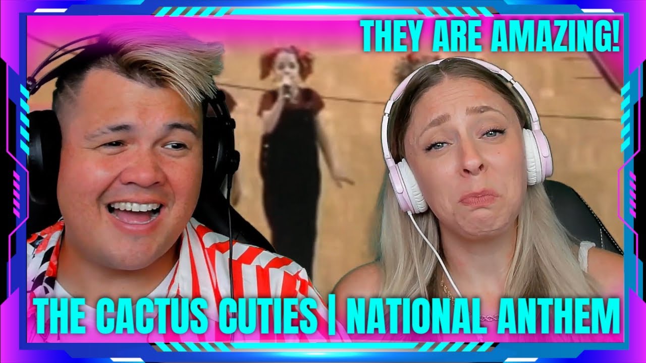 Millennials Reaction to The Cactus Cuties sing The National Anthem | THE WOLF HUNTERZ Jon and Dolly