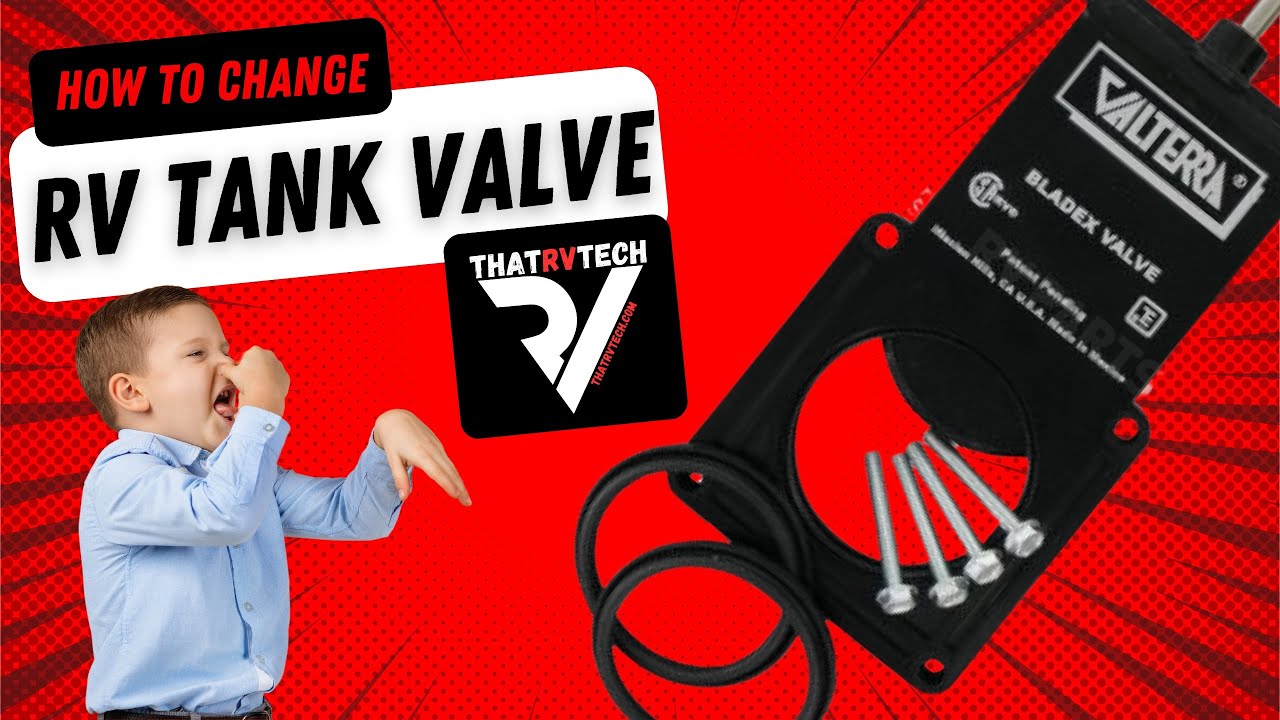 Changing an RV tank valve, my least favorite Job!