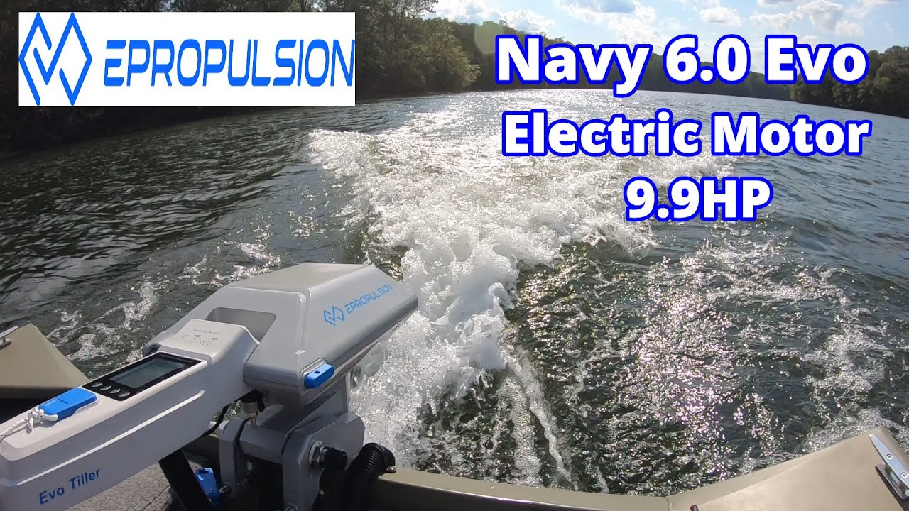 Электрический подвесной мотор ePropulsion Navy 6.0 EVO 2021 года {Распаковка, установка и объекти...