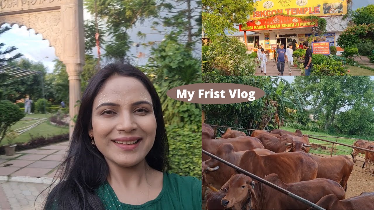 Iskcon Temple Lucknow | My First Vlog | Shri RadhaRaman Bihari Ji Mandir | @SimplyShilpi |