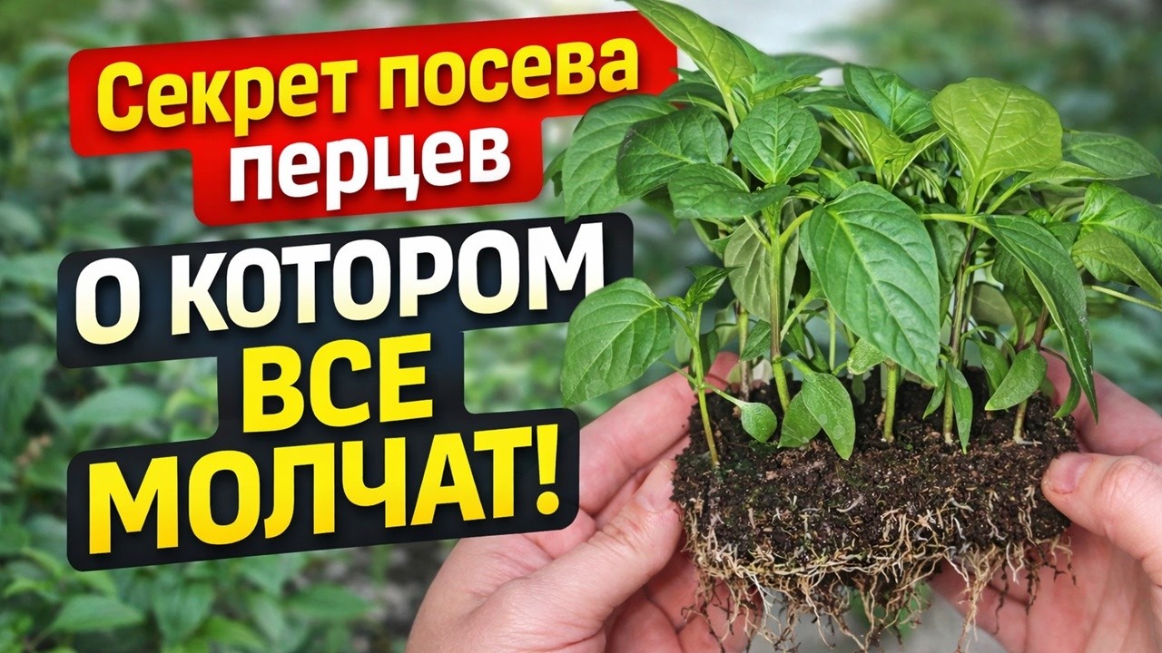Секрет посева перца, о котором все молчат, Жалею, что раньше об этом не знала!