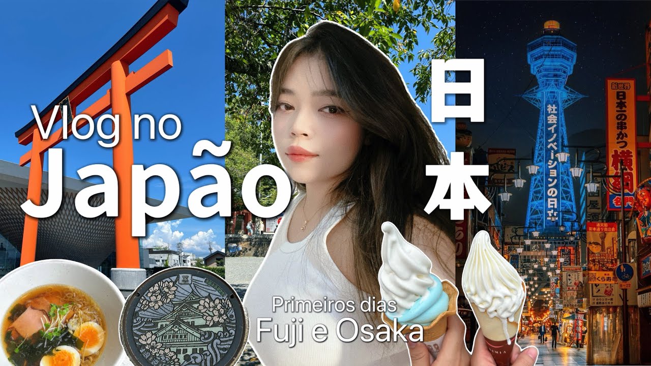 Vlog no Japão 🇯🇵 | Calor insuportável e primeiras impressões em Fuji e Osaka
