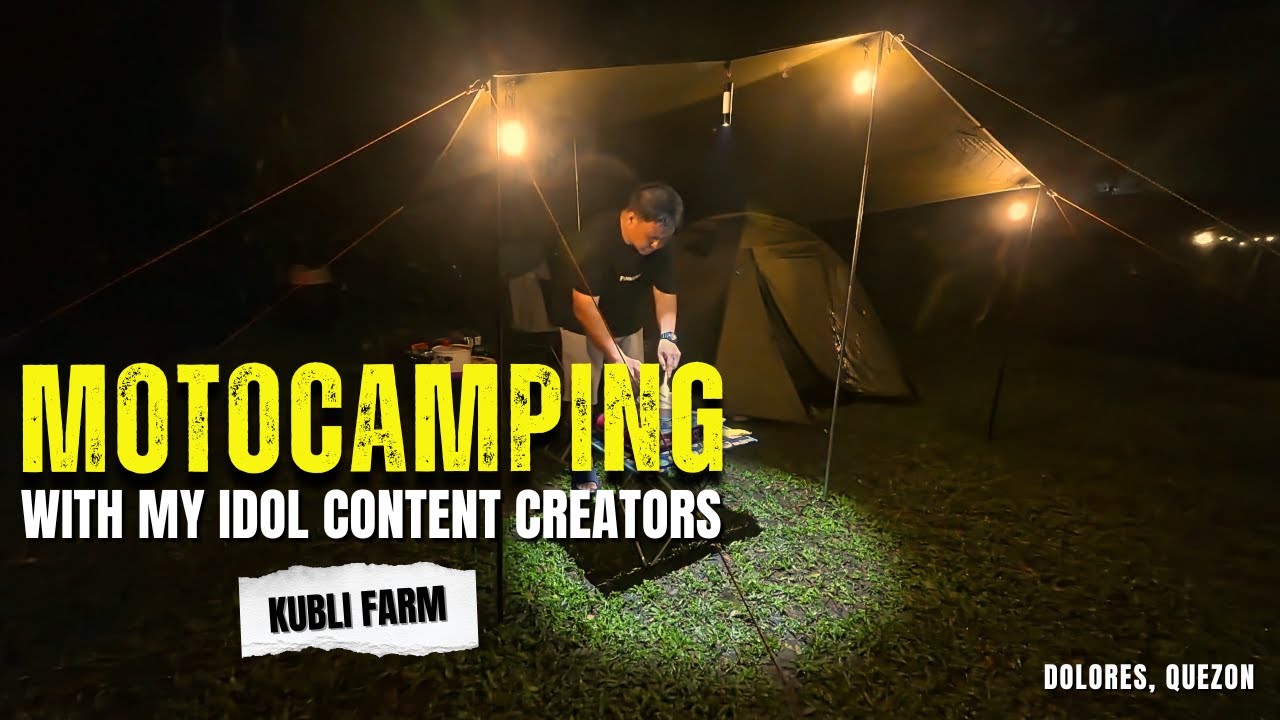 Kubli Campsite with Natural Falls & Spring | Camping with my idol content creators | Click125