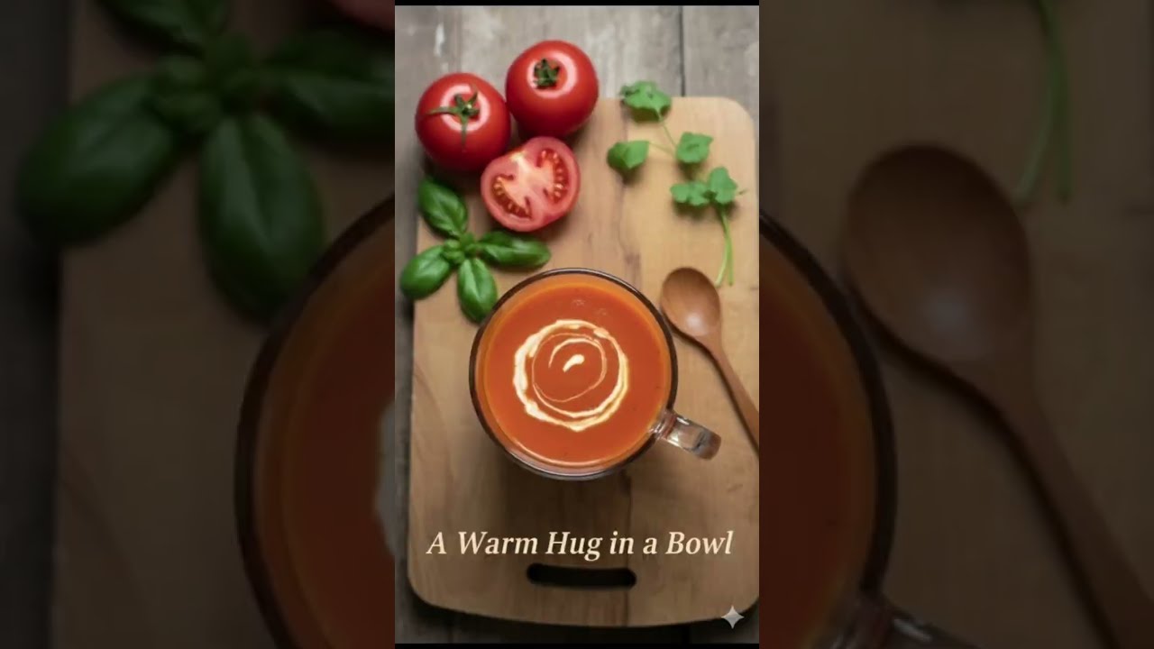 This Tomato Soup Will Melt Your Heart ❤️ | Quick & Delicious #easyrecipe#soupseason 
