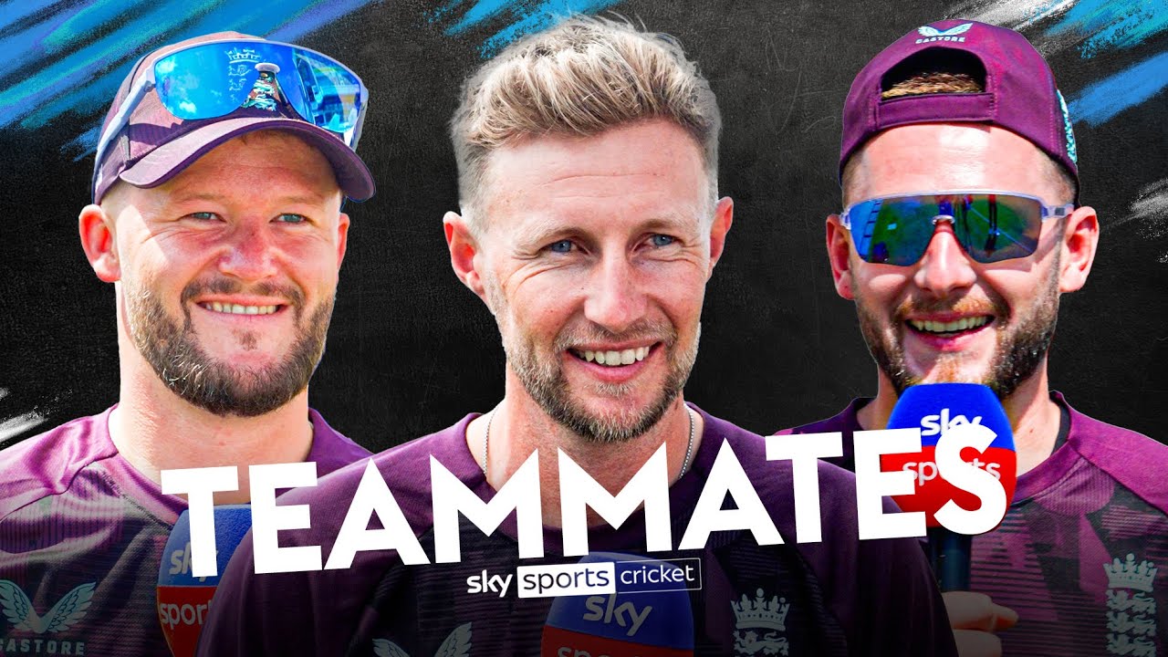 Who is England's BIGGEST hitter? | Teammates with Root, Duckett, Atkinson & Bethell!