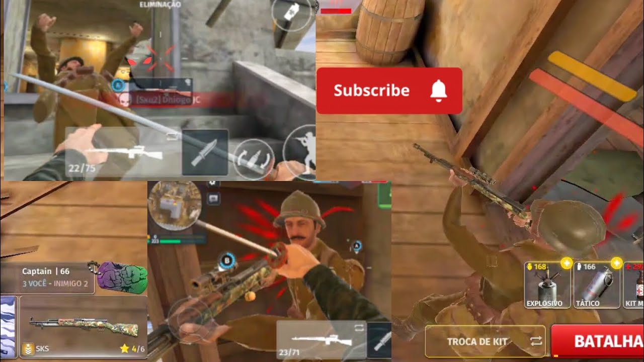 🎃1vs2🎃+2🗡️&😶‍🌫️🕷️World War 2 Battle Combat WW2🪖🕸️