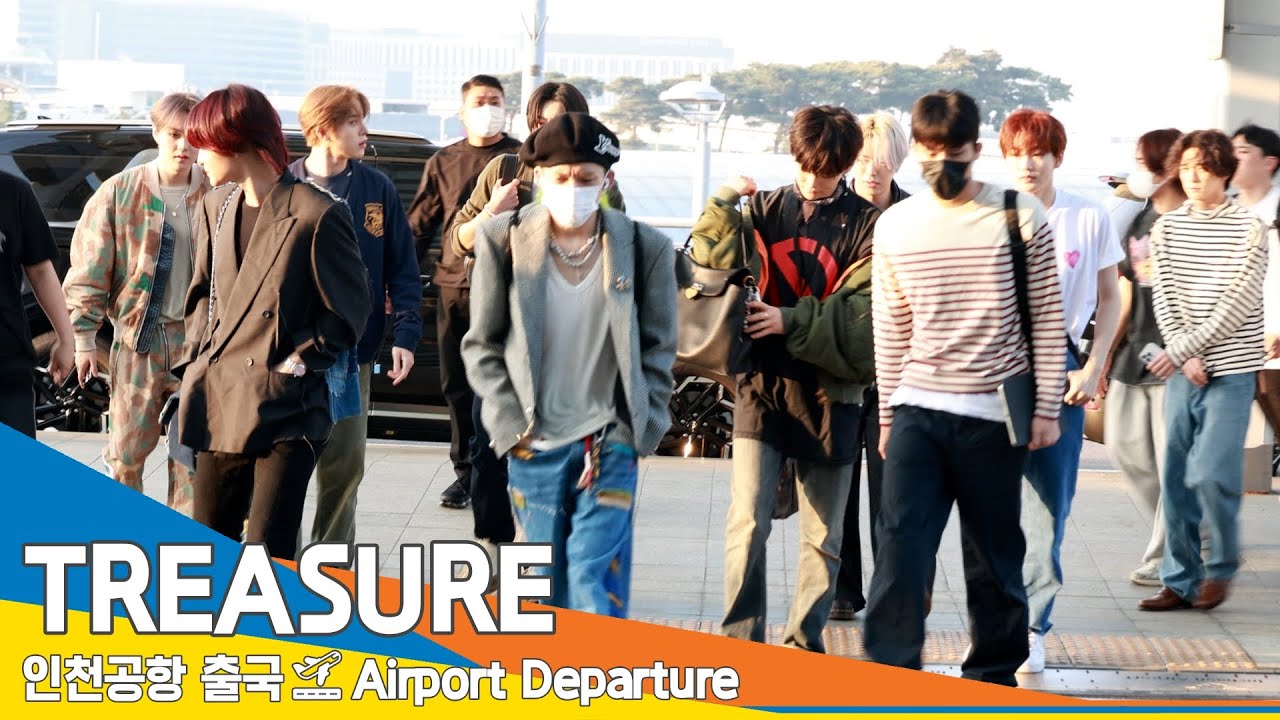 [4K] 트레저, 인천국제공항 출국✈️TREASURE Airport Departure 24.5.2 Newsen