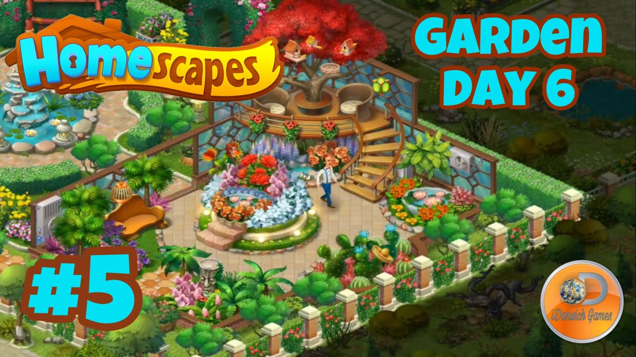 Homescapes | Walkthrough Part 5 | Garden Day 6