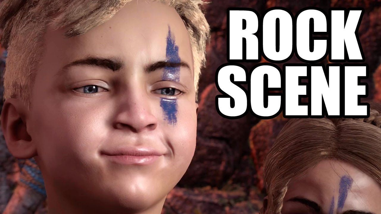 HORIZON ZERO DAWN - Aloy Hit With Rock Scene