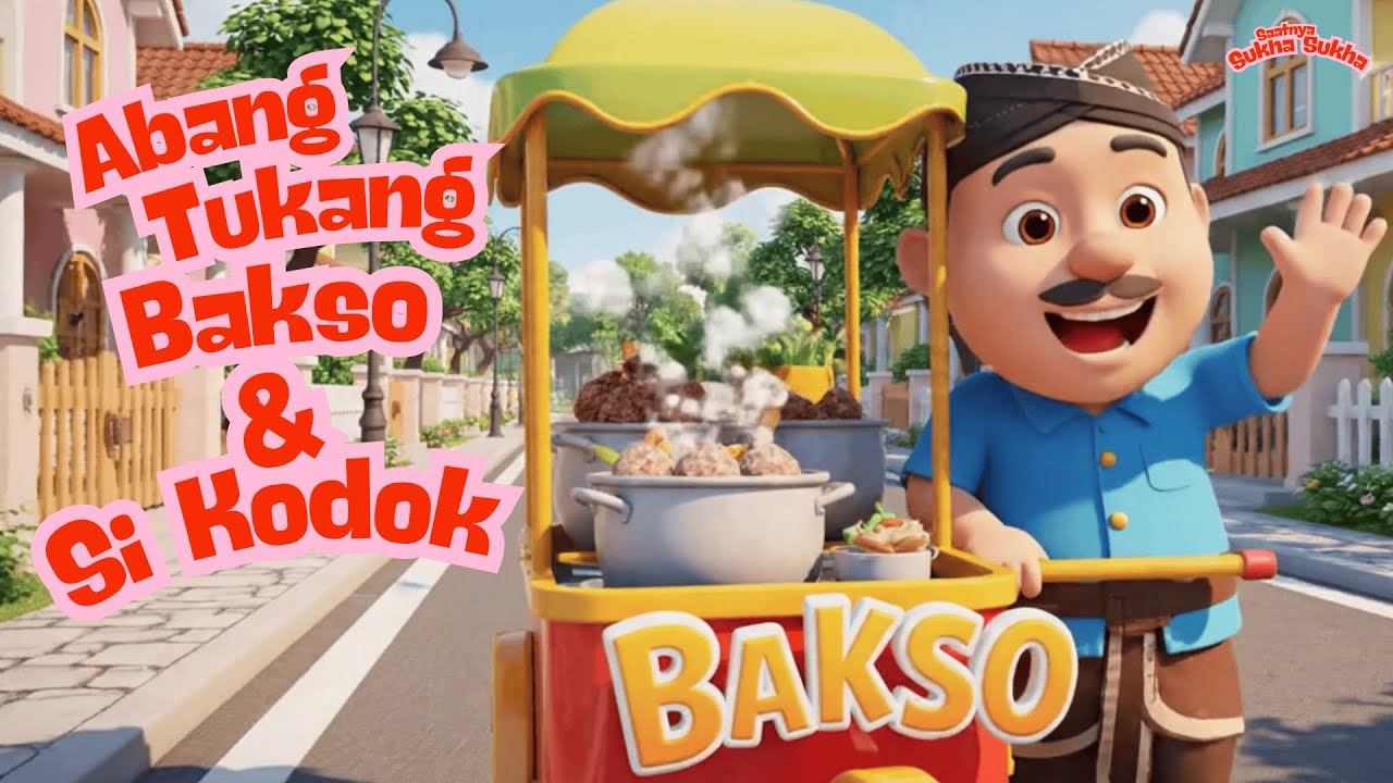 Abang Tukang Bakso dan Si Kodok | Lagu Anak Indonesia | Lagu Anak Terbaik | Animasi 3D