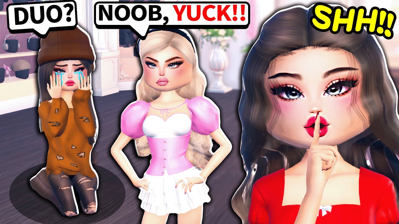 I Pretended to be a POOR NOOB in Dress to Impress *SECRET TRENDSETTER*