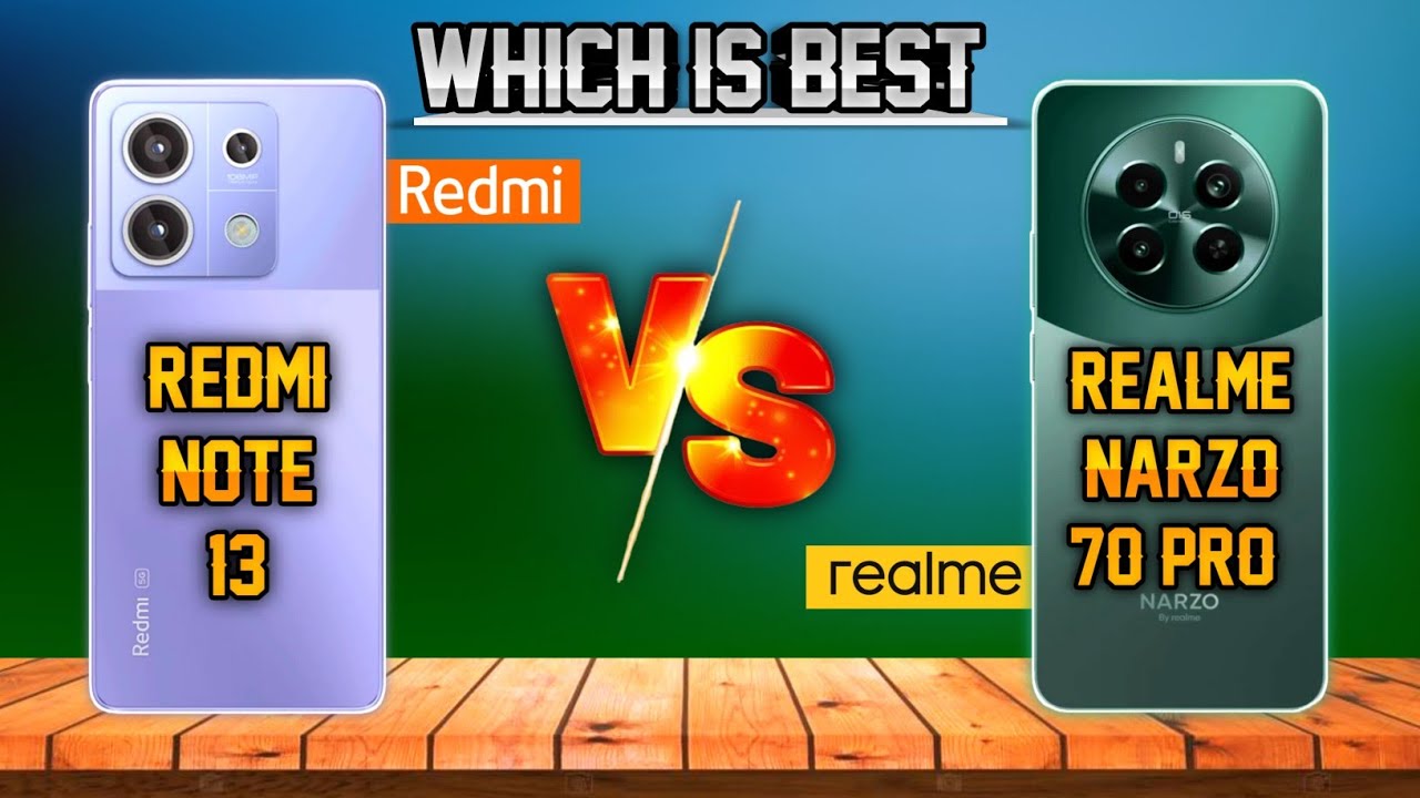 Redmi Note 13 Vs Realme Narzo 70 Pro ⚡ Realme Narzo 70 Pro Vs Redmi Note 13 ⚡ Which Is Better