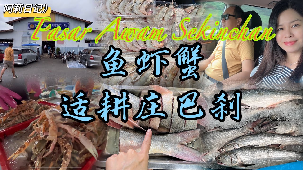 阿莉日记》Pasar Awam Sekinchan 适耕庄巴刹 新鲜的海鲜 价钱又公道 值得推荐/