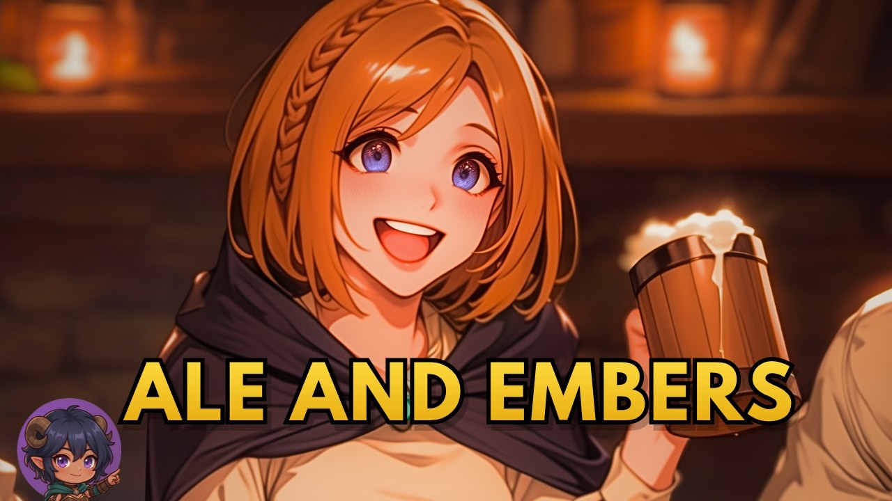 Ale and Embers | Upbeat Folk Tavern Anthem (Lyrics Video)