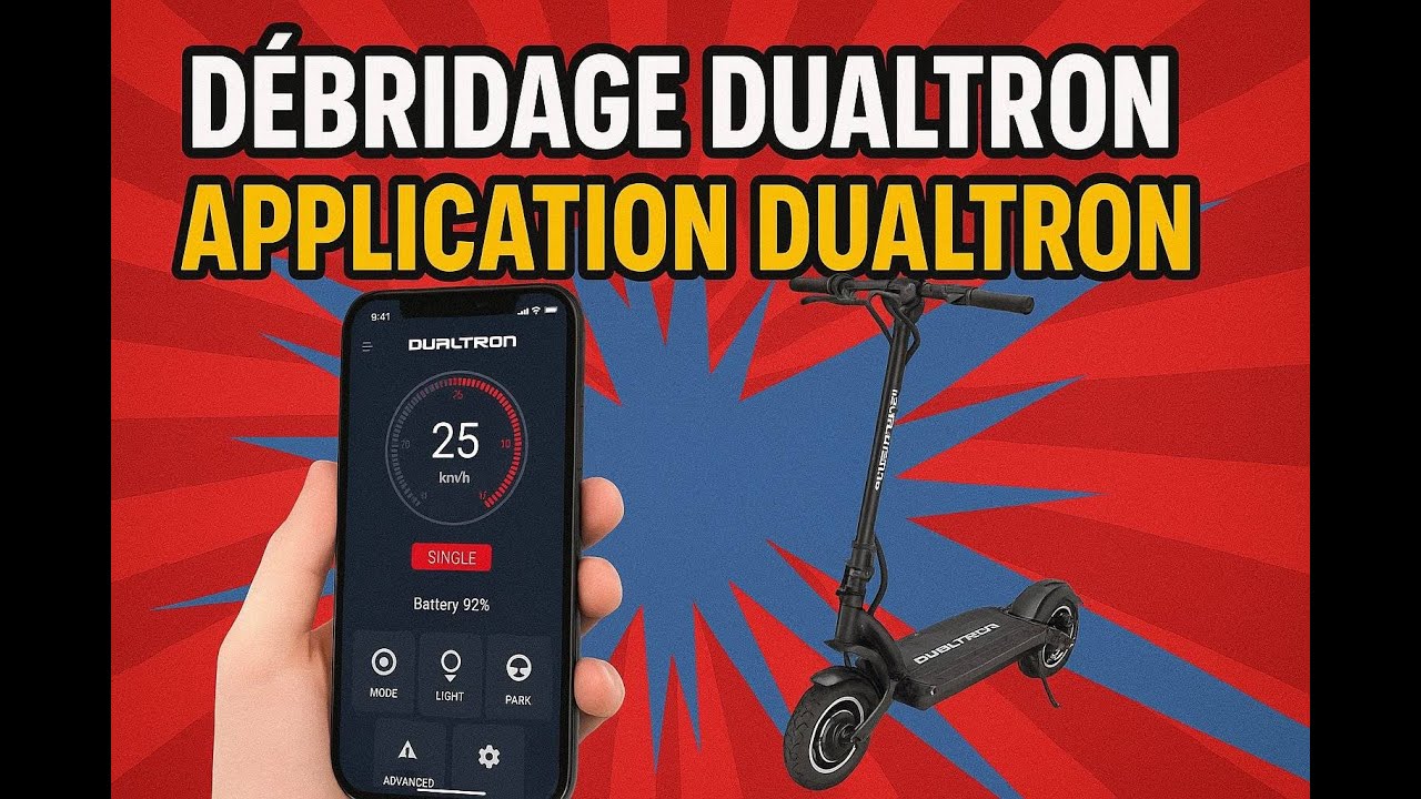 COMMENT DÉBRIDER UNE DUALTRON ET SAVOIR UTILISER L'APPLICATION MINIMOTORS DUALTRON