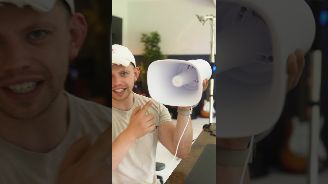 Testing Out & Setting Up The Unifi Horn Speaker! 📢 #unifi #unifiprotect #hornspeaker