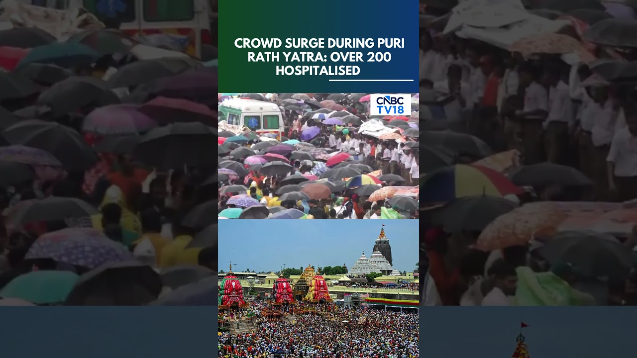 Rath Yatra: Stampede-Like Situation During Jagannath Rath Yatra in Puri, Over 200 Hospitalised |N18S