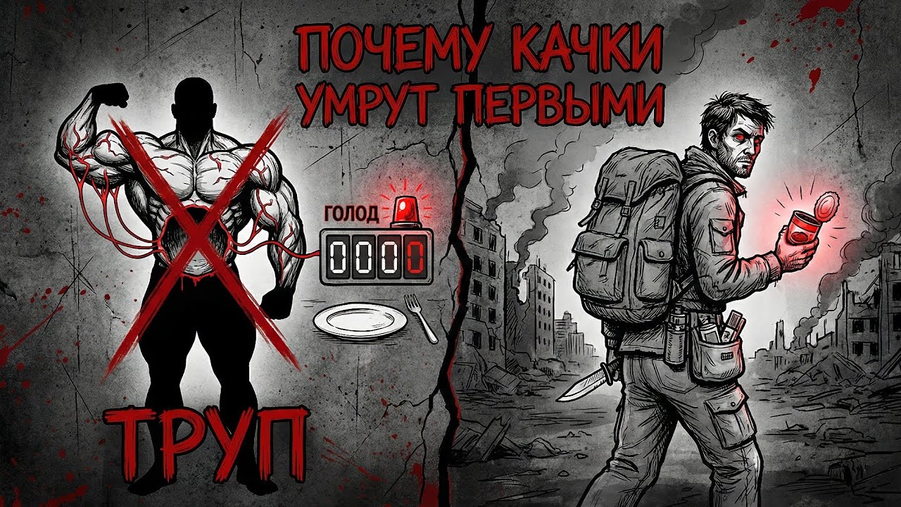 ТВОИ МЫШЦЫ ТЕБЯ УБЬЮТ. Почему качок сдохнет первым?