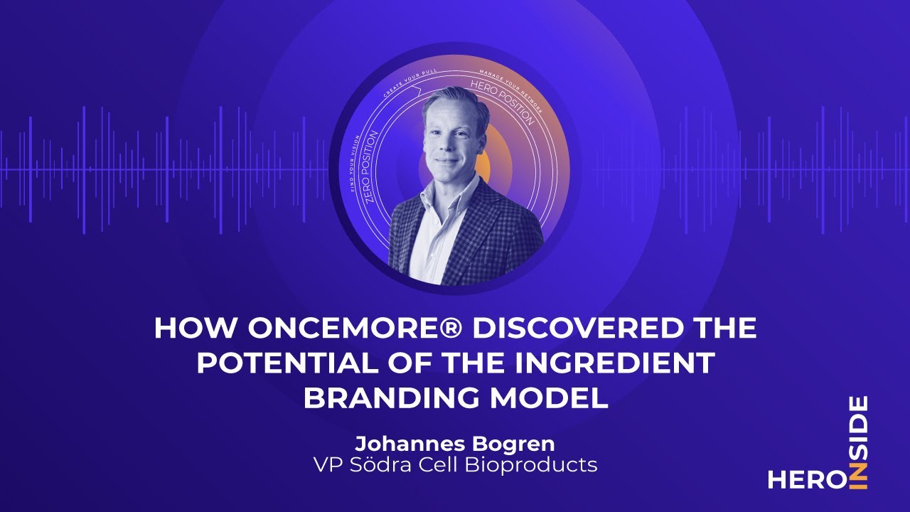 How OnceMore&reg; discovered the potential of the Ingredient Branding model - Johannes Bogren, S&ouml;dra
