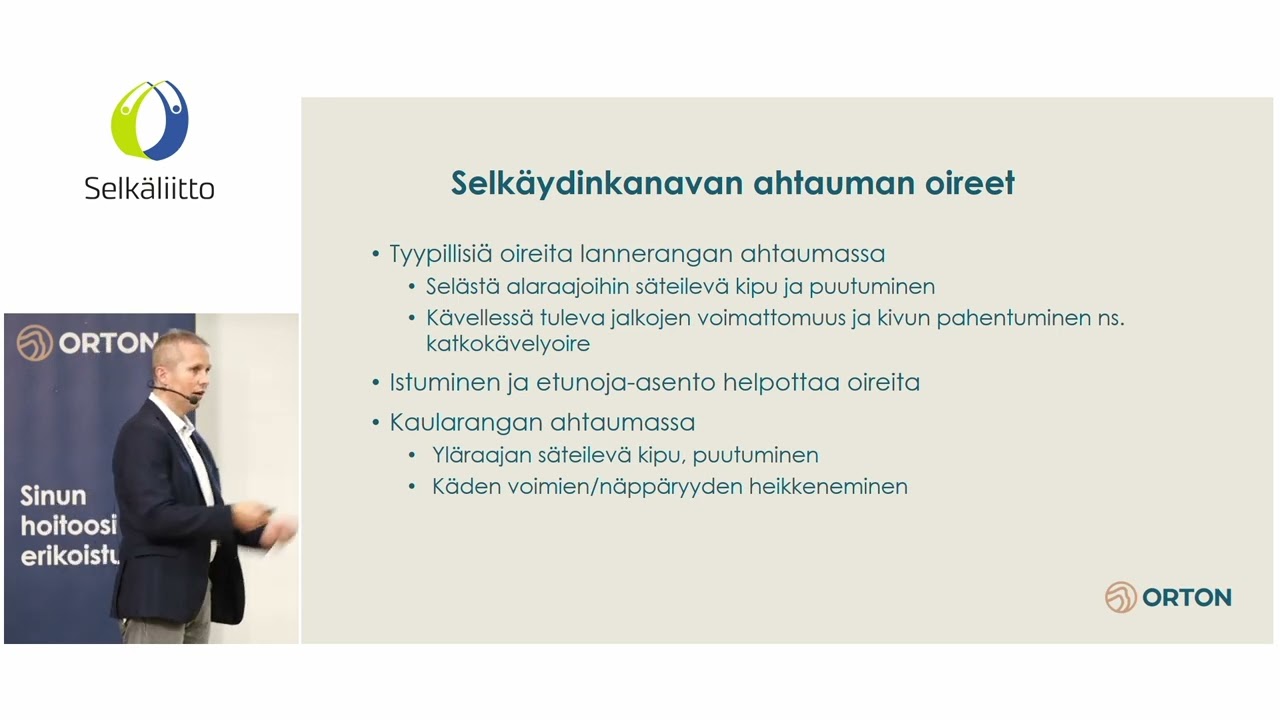 Selkäviikon luento 15.10.2024