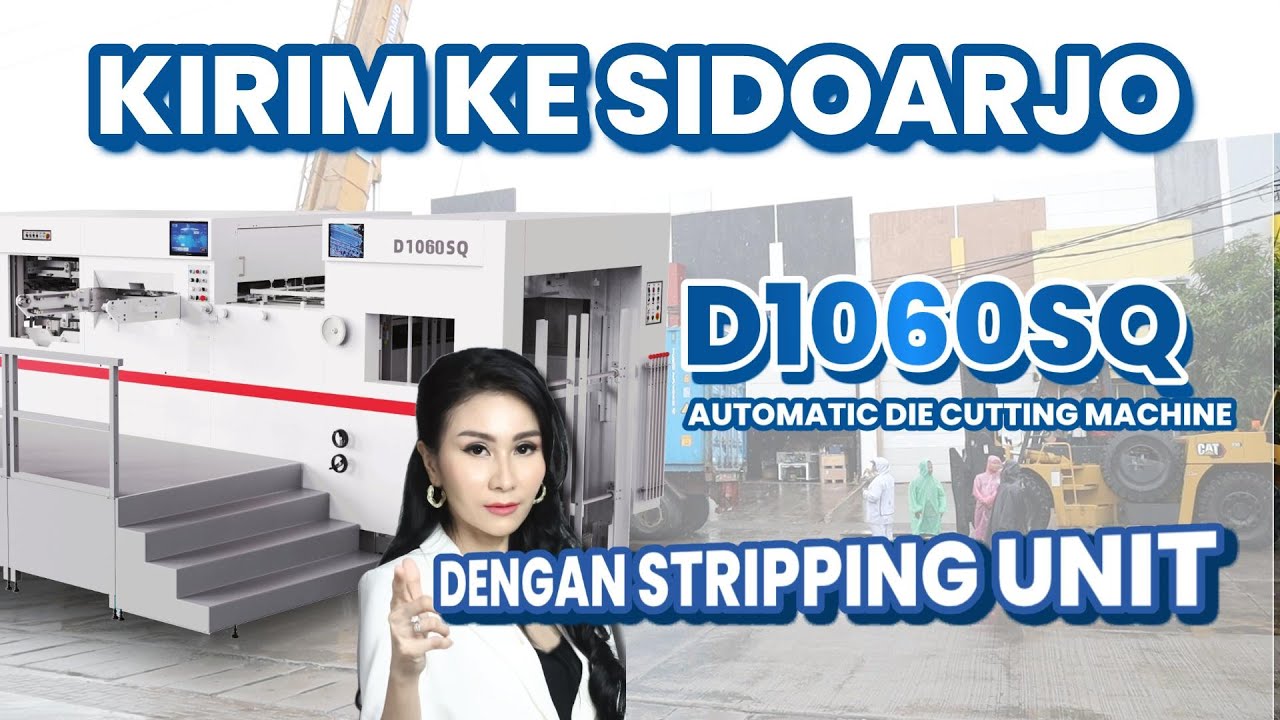 Kirim ke Sidoarjo! DAIS 1060SQ Automatic DIE CUTTING dengan stripping unit -AMSKY INDONESIA official