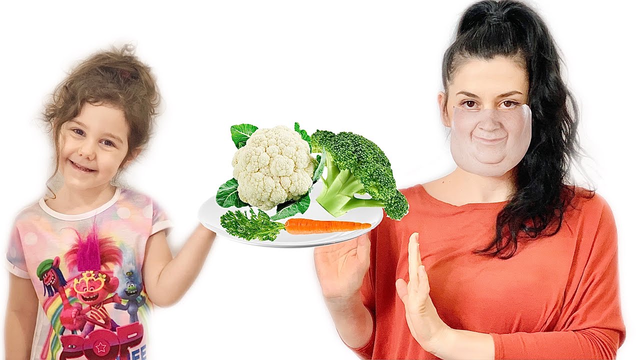Sierra teaches Mom to eat healthy food and exercise