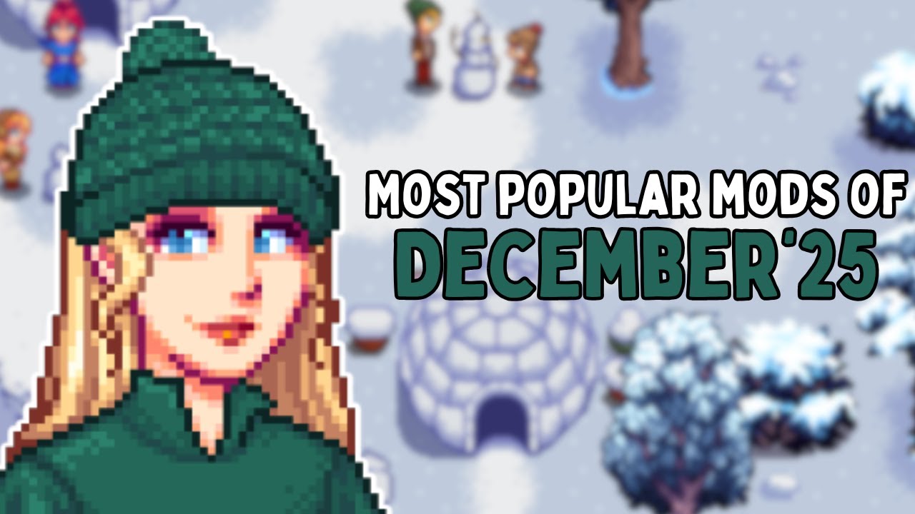 Самые популярные моды для Stardew Valley в декабре 2025 года.