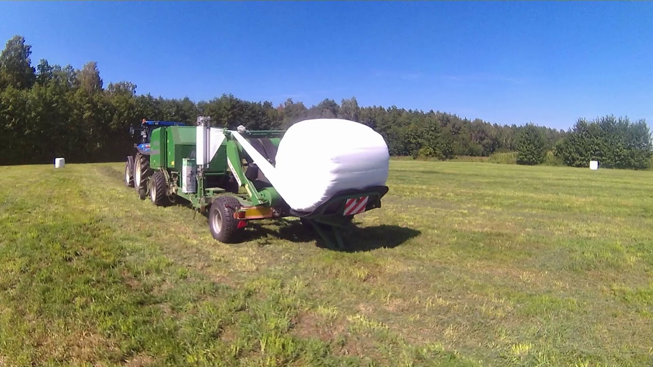 Zbieranie trawy na kiszonkę 2019 na Podlasiu ! Ogień ! Vixa !