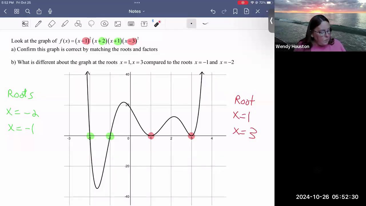 Find the roots and multiplicities of polynomials