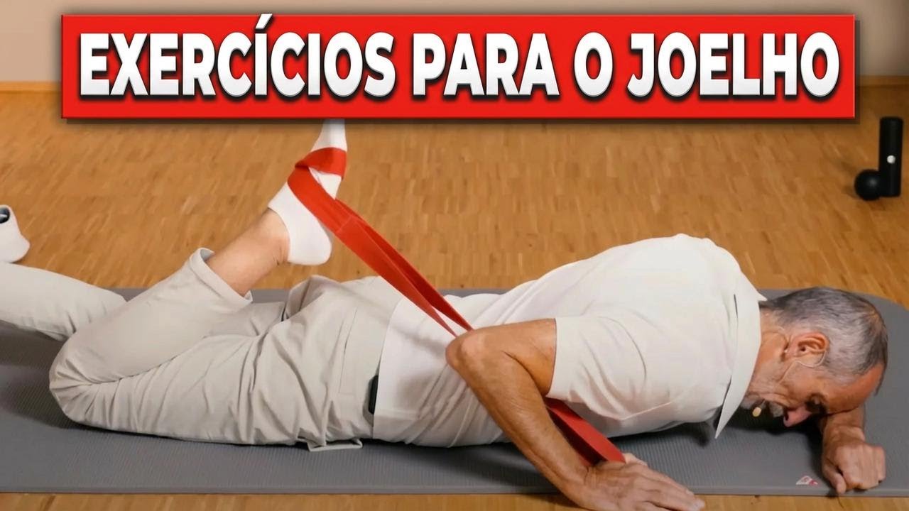 Dor no joelho ao andar? Recupere seus movimentos com 3 exercícios simples