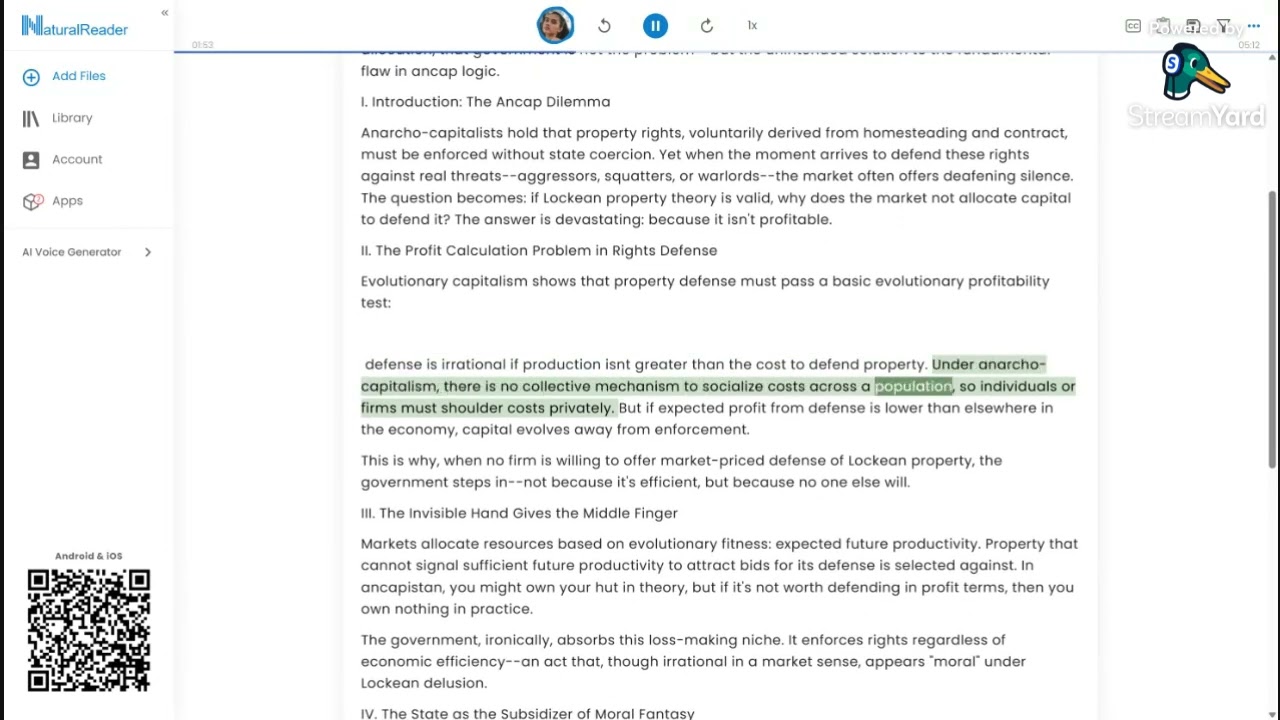 The Invisible Boot  How the Market Delegates NATURAL RIGHTS Defense to the State