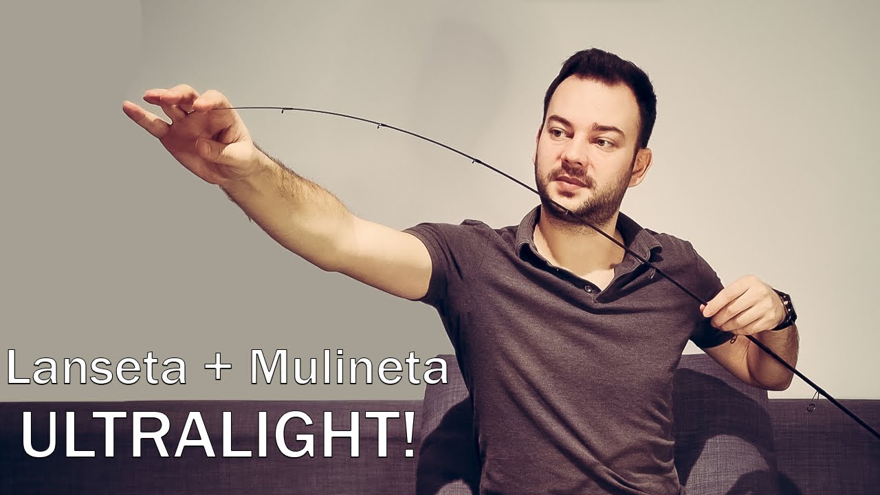 Lanseta Ultralight Abu Garcia Eon 1-7gr și Mulineta Daiwa Legalis 2000!