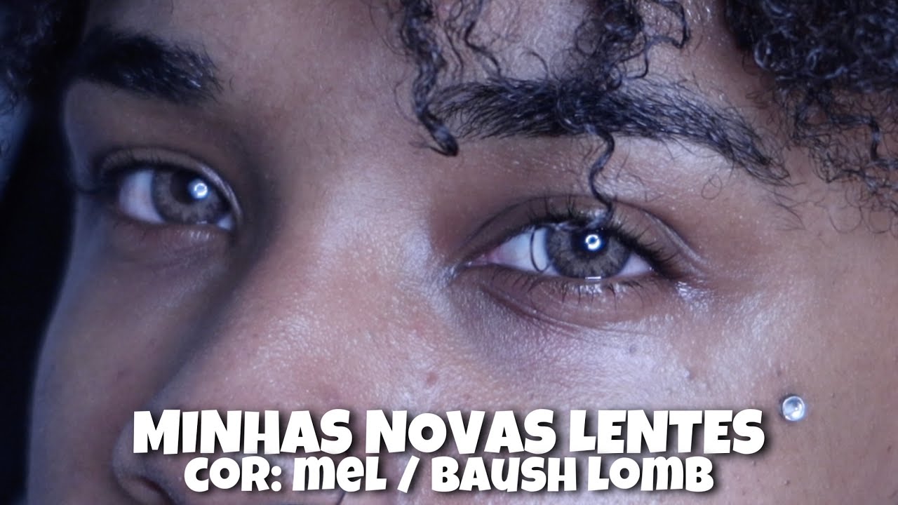 LENTES DE CONTATO COLORIDAS EM PELE NEGRA - COR MEL | Junnior Souzza