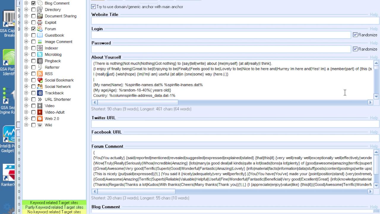 Using GSA Search Engine Ranker to Build Niche Relevant Tier 1 Backlinks