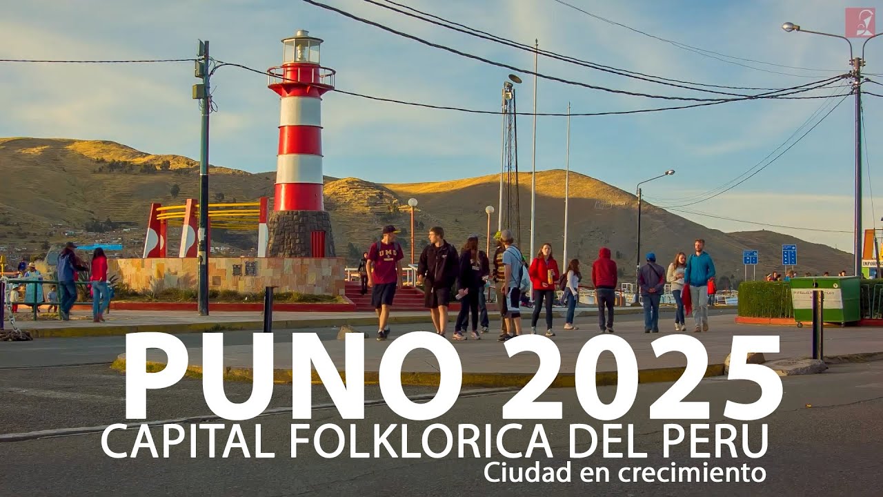 Puno Capital Folklorica del Peru - Puno Drone 2025 🇵🇪