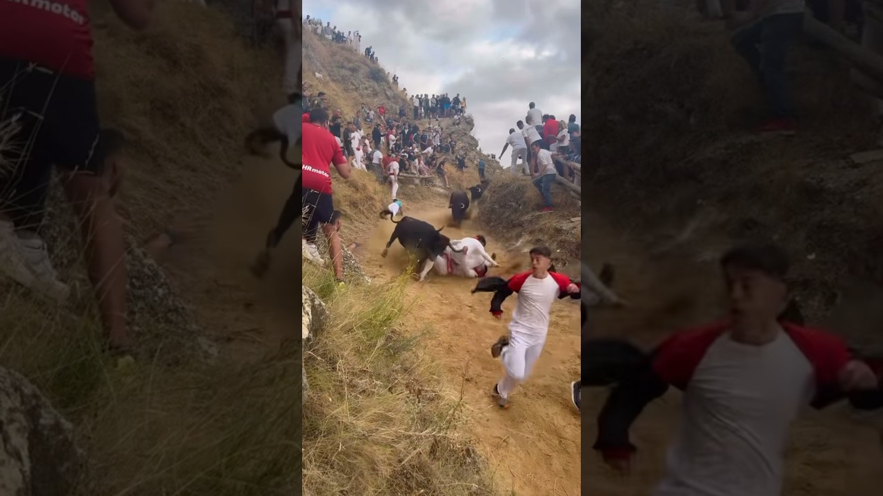 😱 Encierro del Pilón en Falces! Brutal