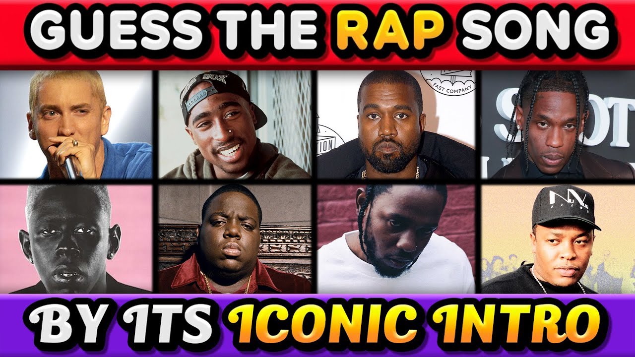 Guess Rap songs from their iconic intro | Guess the song quiz | Rap Songs Quiz 2025