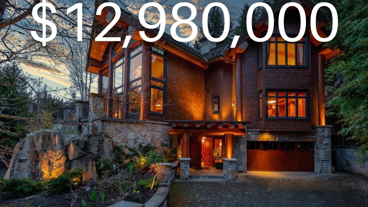 Inside this $12,980,000 Whistler Mountain Chalet | Home Tour