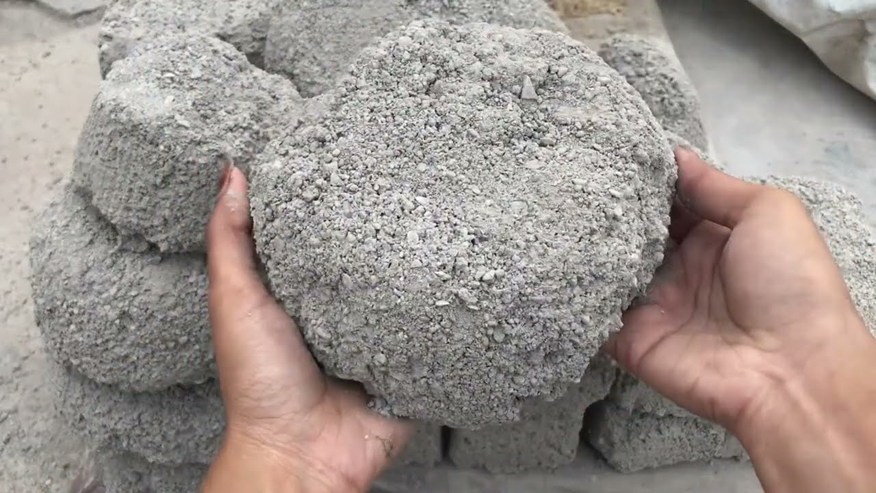 White concrete cement dry floor crumbling lover’s must watch satisfying video 🔥🥰