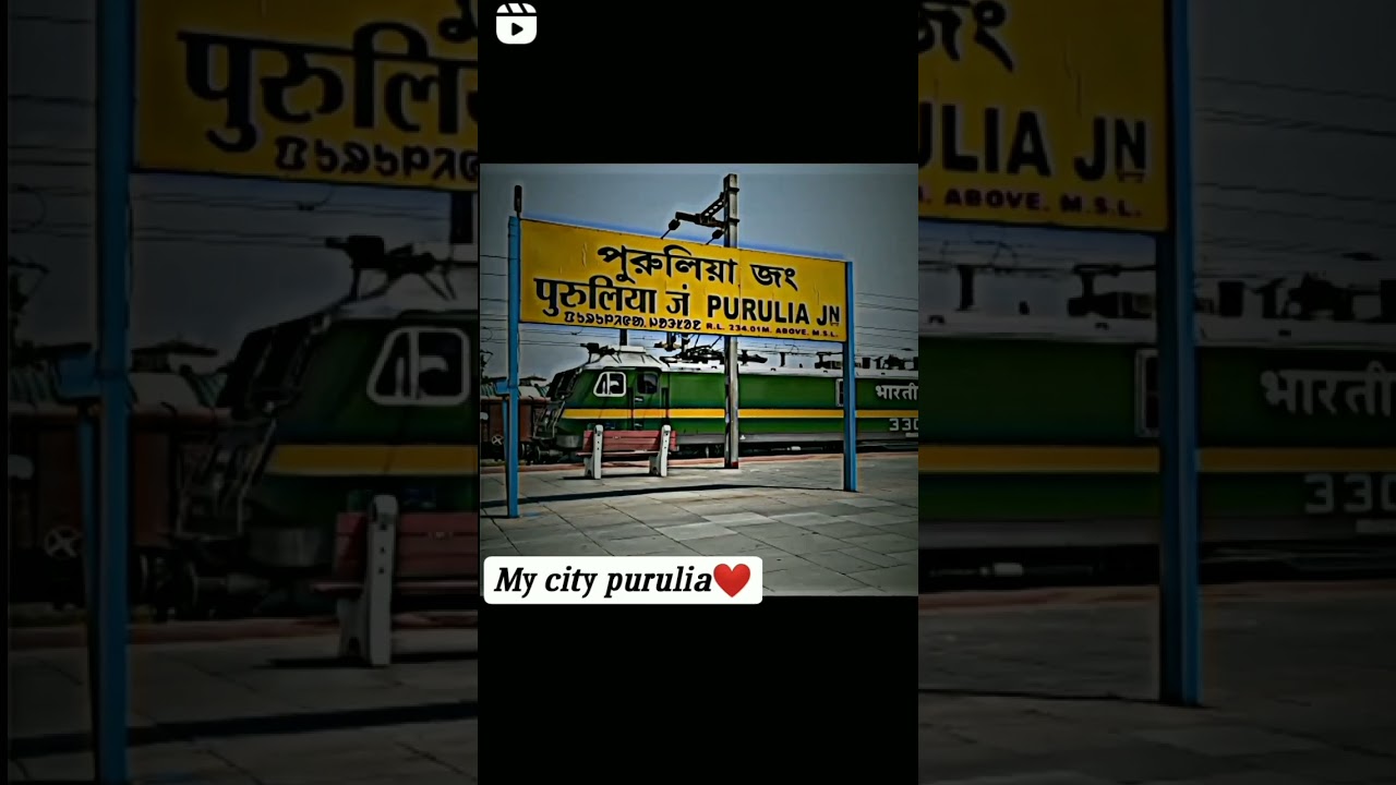 my# city purulia railway station#