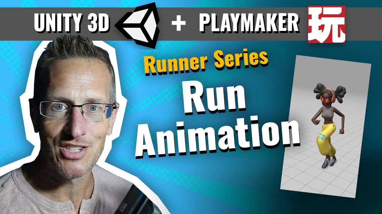 Unity 3D + Playmaker - Runner Series - Adding Character and Animations from Mixamo into Unity